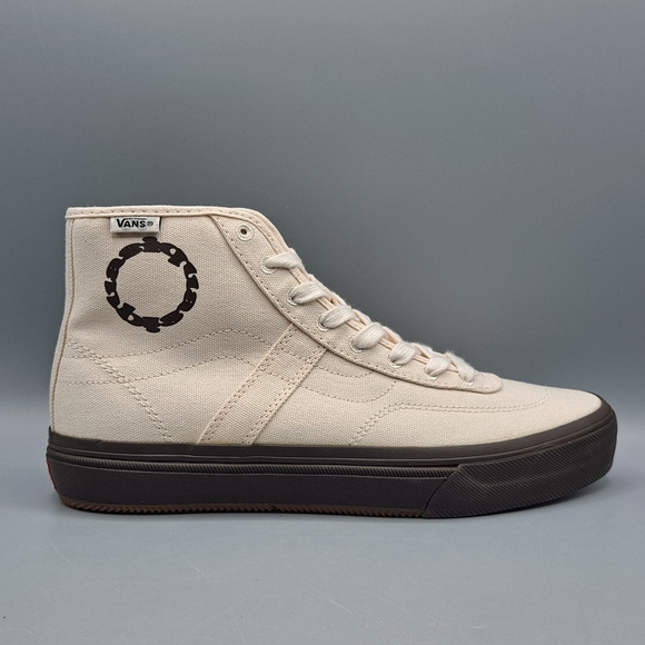 New Vans x Quasi Skateboards Gilbert Crockett High Decon Cream Canvas and Brown - Picture 2 of 11